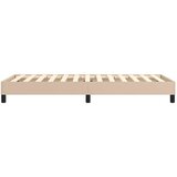 vidaXL Okvir za krevet s oprugama cappuccina 90x190 cm od umjetne kože | shoptok.hr
