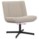  Vrtljiv stol Svetlo siva 63 x 75 x 76 cm Ovčja koža, (5000288939) | Shoptok.si