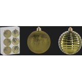 Molarem Home Set od 6 kuglica za božićno drvce – 8 cm, maslinasto zelena | shoptok.hr
