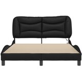  Okvir kreveta s LED-om bez madraca Hvar crni 140 x 200 cm | shoptok.hr