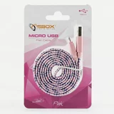 S Box kabel usb->micro usb m/m 1M colorfull blister roza