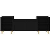 TV omarica črna 160x35x55 cm inženirski les, (20730679) | Shoptok.si