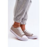 Boto Women's Fabric Classic Low-Top Sneakers Dark Beige Lennabella | shoptok.hr