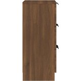  Komoda rjavi hrast 30x30x70 cm konstruiran les, (20600746) | Shoptok.si
