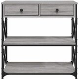  Konzolni stol siva boja hrasta 75x28x75 cm konstruirano drvo | Eponuda.com