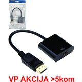 Gembird A-DPM-HDMIF-08 ** displayport v1 to hdmi adapter cable, black(alt A-DPM-HDMIF-002)(239) cene