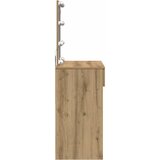  Toaletni stol s ladicama Umjetnički hrast 100 x 40 x 130 cm | shoptok.hr