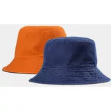 4f Men's Reversible Bucket Hat - Dark Blue/Orange