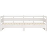  Dnevni ležaj na izvlačenje 2 x (80 x 200) cm bijeli od borovine | shoptok.hr