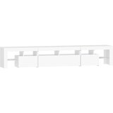 TV ormarić s LED svjetlima bijeli 230x36,5x40 cm | Eponuda.ba