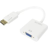 Logilink CV0059B adapter [1x moški konektor DisplayPort - 1x ženski konektor VGA] bela 15.00 cm, (20430122) | Shoptok.si