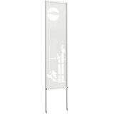  Privatnost u vrtu Bijelo 32 x 140 cm Hladno valjana čelična | shoptok.hr