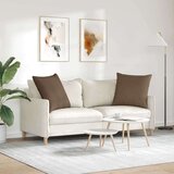 vidaXL jastučići za sofu 2 pcs smeđa 60 x 60 cm tkanina | shoptok.hr