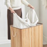 Songmics Košara za rublje od bambusa 3 x 50L | shoptok.hr