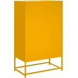  Visoka komoda boja senfa 68x39x111,5 cm od čelika | Eponuda.ba