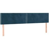  s oprugama i madracem tamnoplavi 160x200 cm baršunasti | shoptok.hr