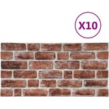  3D zidni paneli s uzorkom tamnosmeđih cigli 10 kom EPS | shoptok.hr