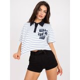 FANCY Blouse-FA-BZ-7785.91P-white-blue | Shoptok.si