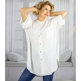 Pri Elegant oversize blouse shirt with stand-up collar ANNA | shoptok.hr