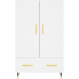  Visoka komoda bijela 69,5 x 31 x 115 cm od konstruiranog drva | Eponuda.com