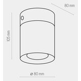 LED RGBW prigušiva spot svetiljka VICO WHITE 1xGU10/6,5W/230V 2700-6500K | Eponuda.com