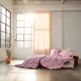 JUNA Bež podaljšana posteljnina za zakonsko posteljo iz bombažnega perkala 200x220 cm Daisy – | Shoptok.si