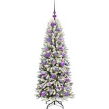 vidaXL Umjetno božićno drvce s stalakom Bijelo 53 x 53 x 120 cm | shoptok.hr