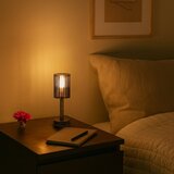  LED punjiva dodirna stona lampa SIMPLE LED/1W/5V 3000-6000K 2400 mAh zadimljena | Eponuda.com