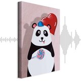  Slika - Panda with a Balloon (1 Part) Vertical 60x90 Akustična | shoptok.hr