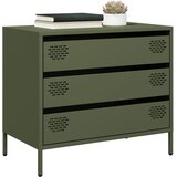  Komoda maslinastozelena 68x39x58,5 cm hladno valjani čelik | shoptok.hr