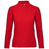  MAJICA DOLGI ROKAVI POLO B&C ID.001 LSL2FWOMEN 180G RDEČA L Cene