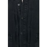 Trendyol Anthracite Men Regular Fit Ribbed Denim Jacket | shoptok.hr