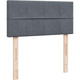 vidaXL otomanski okvir kreveta s madraca tamnosivi 80x200cm baršunasti | shoptok.hr