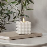 Star Trading Bela LED sveča iz voska Star Trading Flamme Dot, višina 9,5 cm | Shoptok.si