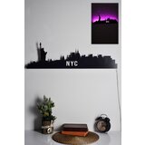 Wallity dekorativno led osvetljenje nyc skyline, 80x24 cm, roze | ePonuda.com