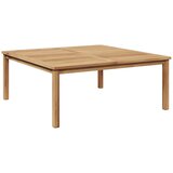 vidaXL Klubska miza Rjava 110 x 110 x 45 cm Trdna tikovina, (5000073439) Cene