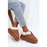 Boto Women's Snow Boots On Platform With Fur And Stitching Camel Kellina Cijene