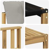  Set vanjskih sofa 8 kom. Bijela i svjetlosiva | shoptok.hr