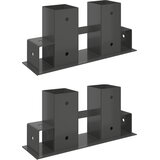  Pomoć za slaganje drva 2 pcs Antracit 34 x 10 x 15 cm Čelik | Eponuda.ba