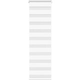 vidaXL zebra senčilo bela 50x100 cm tkanina širina 45,9cm poliester | Shoptok.si
