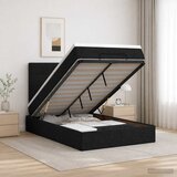  Podesivi krevet s madracem Crna 120 x 190 cm Tkanina | shoptok.hr