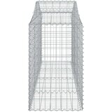  Lučne gabionske košare 10 kom 200x50x80/100cm pocinčano željezo | shoptok.hr