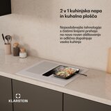 Klarstein Full House indukcijska kuhalna plošča z napo | 4 kuhalne cone | 7335 W | 530 m³/h | 60 cm | Shoptok.si