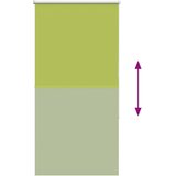 Rolo zavjesa za zamračivanje, zeleno lišće, 75x130 cm, širina tkanine 70,7 cm, poliester | Shoptok.si