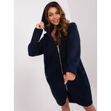 RELEVANCE Sweatshirt-RV-BL-4858-2.97P-navy blue Cene