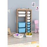 Hanah home višenamenske police montana xs 2D4N8U sonomo white blue | ePonuda.com