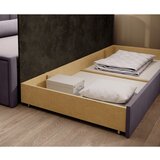 ELTAP Ružičasta sklopiva/s prostorom za odlaganje sofa od šenila 214 cm Fulgeo – | shoptok.hr