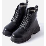 Gemre Graphite insulated girls' lace-up ankle boots Basara | ePonuda.com
