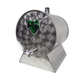 Inox posuda bure 25L ležeća sa stalkom