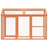 Boks za životinje smeđi 141 x 94 x 104 cm od masivne borovine | shoptok.hr